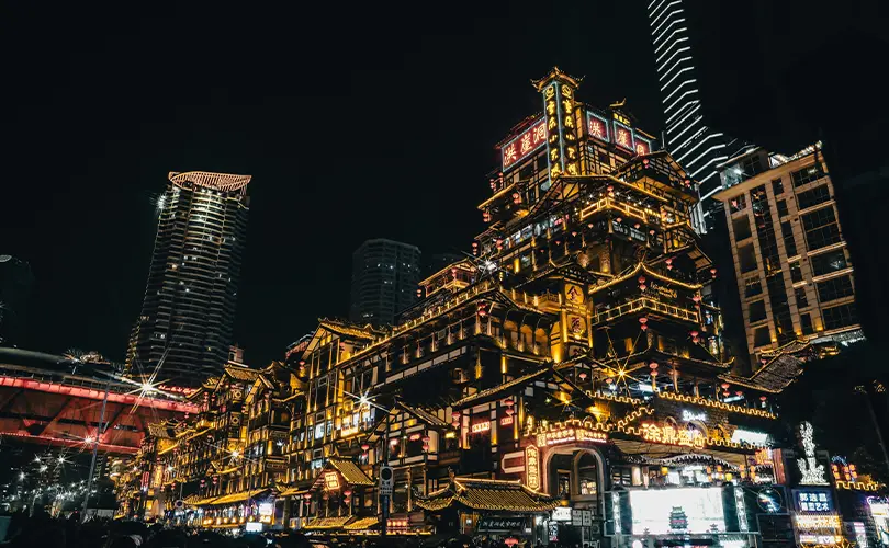 Hongya Cave - Tempat Wisata Terkenal di Chongqing
