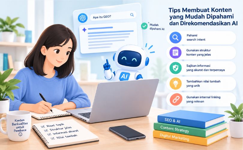 Membuat Konten yang Mudah Dipahami & Direkomendasikan AI
