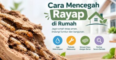 Cara Mencegah Rayap Merusak di Rumah