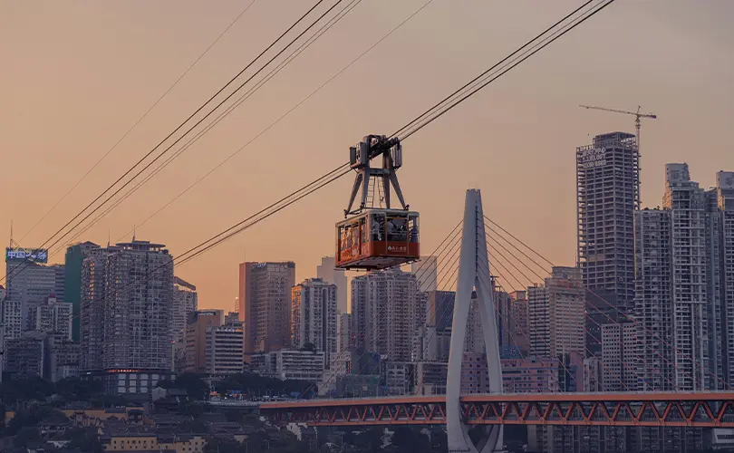 Yangtze River Cableway - Tempat Wisata Terkenal di Chongqing